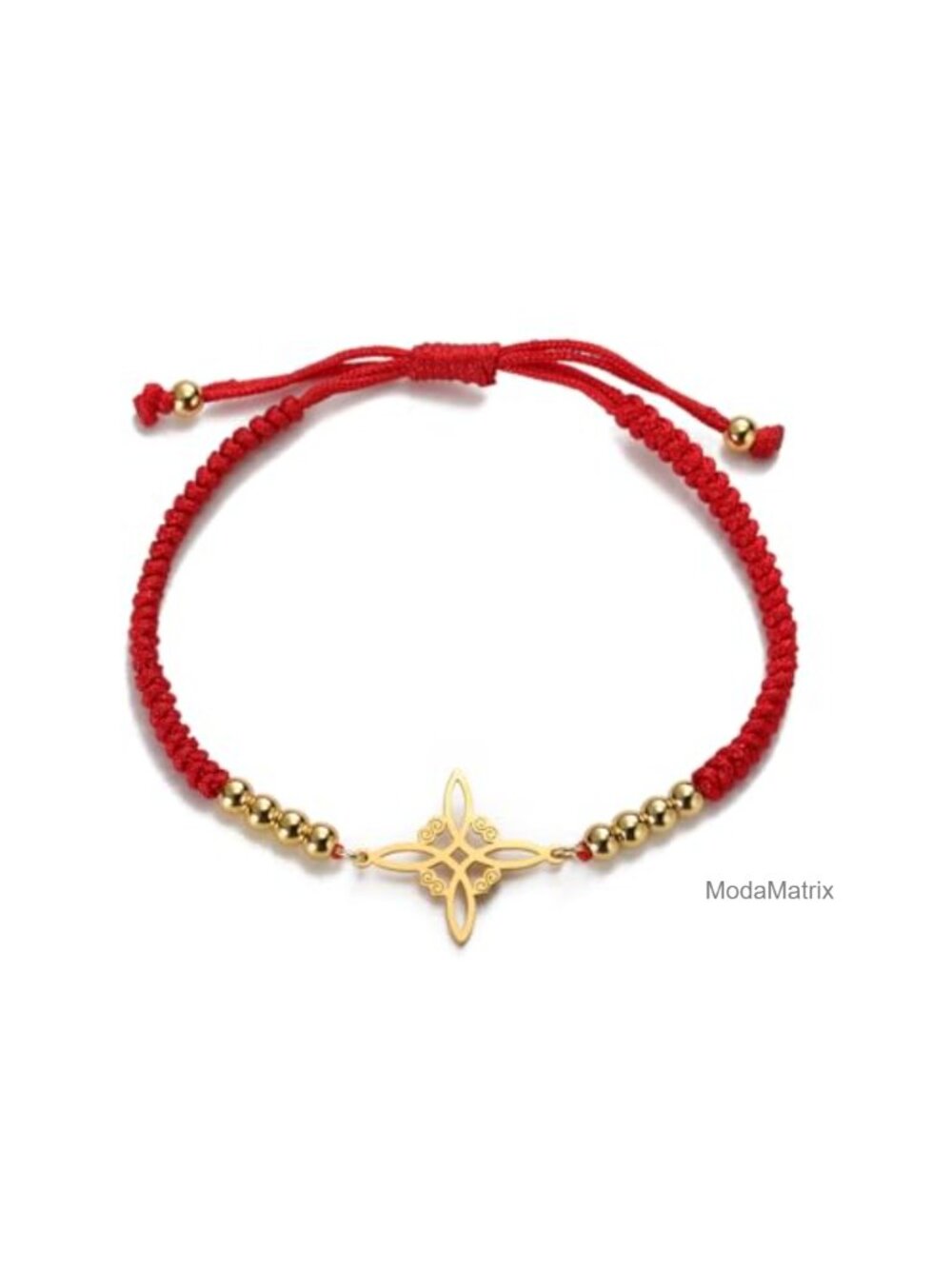 Celtic Witch's Knot Bracelet Amulet Cutout Charm Irish Wiccan Vintage Jewelry